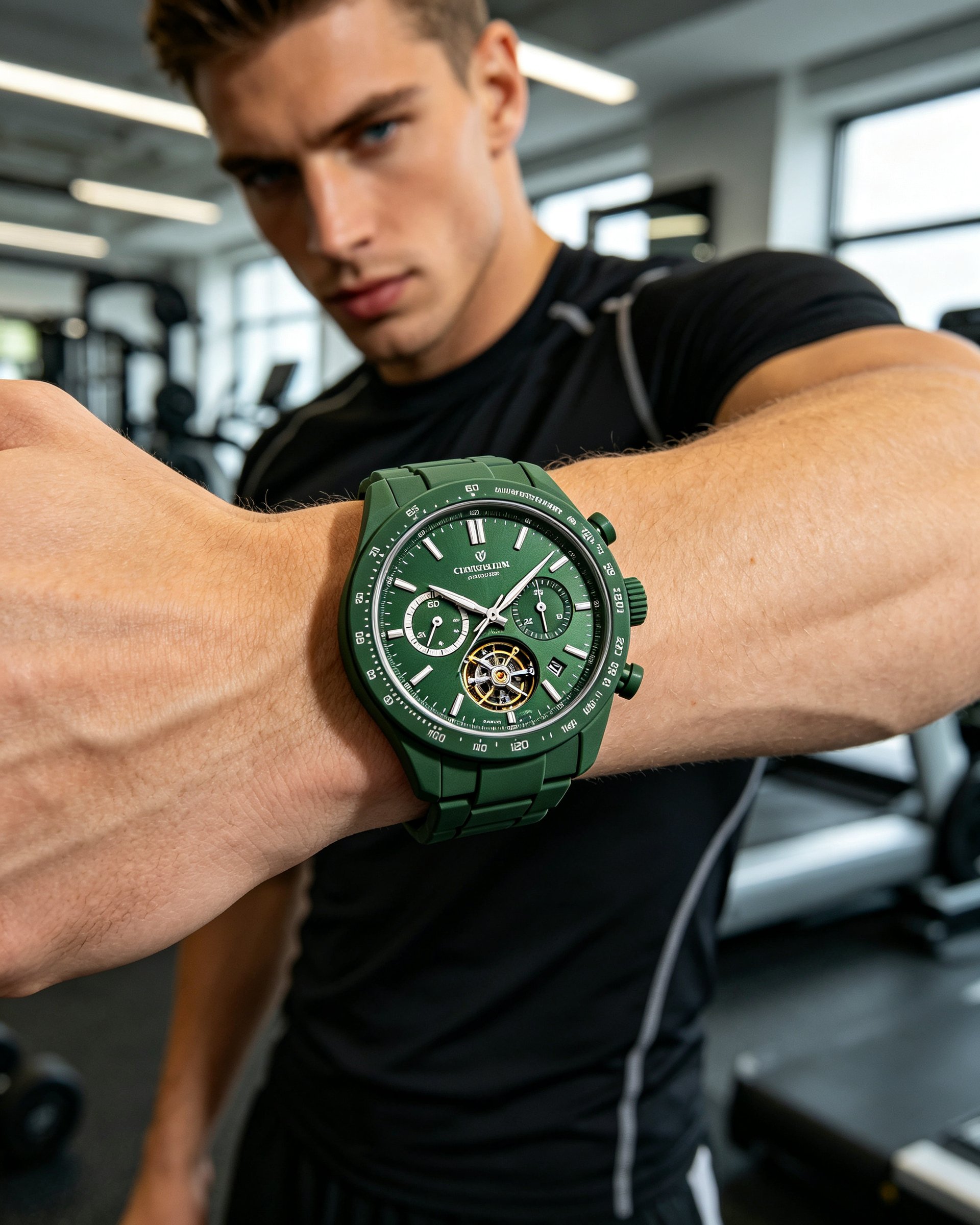 Sport Tech Tourbillon – Green Dial
