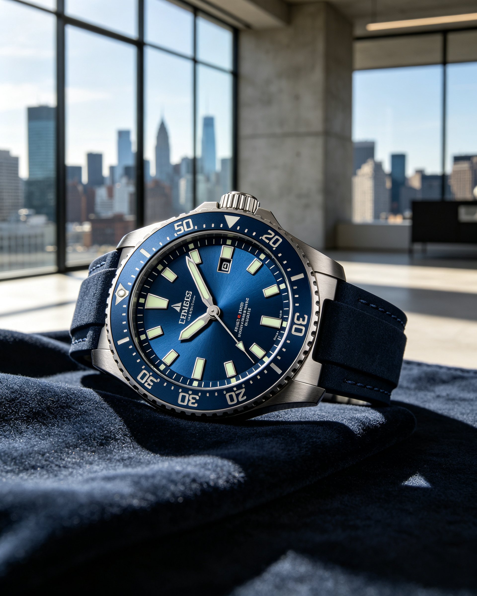 Urban Modern Dive Watch – Blue Dial